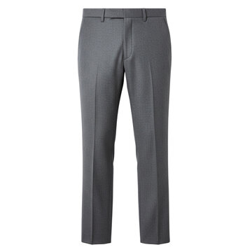 Classic grey men's formal dress pants trousers mockup