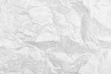 Obraz premium Elegant and versatile white crumpled paper texture for modern design and craft projects