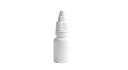 White Plastic Bottle for Eye Drops or Nasal Spray Remedy