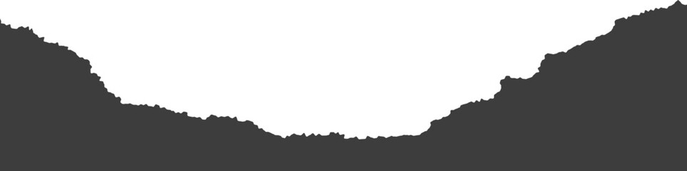 Obraz premium Torn piece of paper. Ripped edge of notebook page illustration. Textured shape for vintage border and headlines.