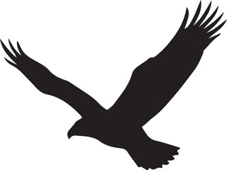 eagle silhouette vector icons