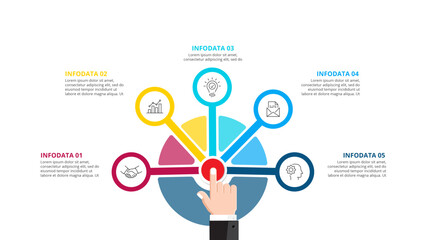 Business Infographic Set &mdash; Success Finance and Data Visualization Concept