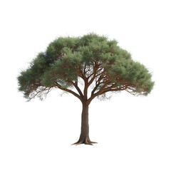 Majestic tree with a full canopy showcasing nature's beauty and resilience, perfect for landscaping designs, ecological projects, and representing growth & stability