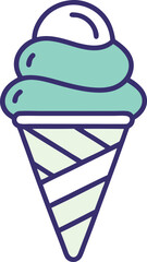 Ice Cream Illustration. Delicious Ice Cream Design. Colorful Ice Cream Artwork. Sweet Dessert Ice Cream Illustration. Classic Ice Cream Cone Design. Summer Ice Cream Artwork. Tasty Ice Cream