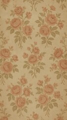 Vintage floral wallpaper pattern