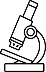 Obraz premium Microscope Outline Science Study