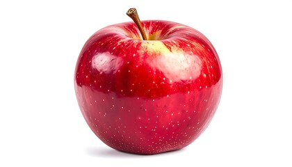 Red Apple Isolated On White Background.