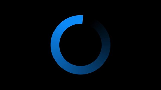 Loading wheel oval graphic animation spinning on transparent background.A simple circular progress bar indicator .