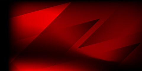 Obraz premium Fashion show runway with red lights on black background. creative element design