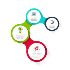 Business Infographic Set &mdash; Success Finance and Data Visualization Concept