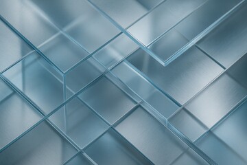 Obraz premium Futuristic glass and metal background