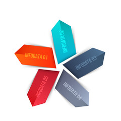 Business Infographic Set &mdash; Success Finance and Data Visualization Concepts