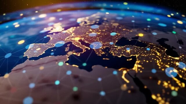 Global economic connectivity supported by technology and cross border information data transfer
