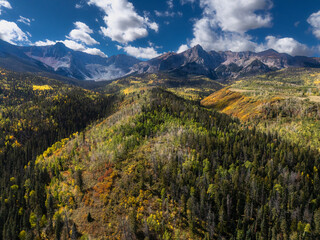 mountain landscape in autumn