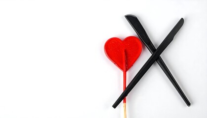 Love and Rejection Concept Image.