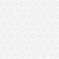 Floral Geometry: An elegant pattern composed of stylized floral motifs and geometric shapes, ideal for adding a touch of nature-inspired sophistication.