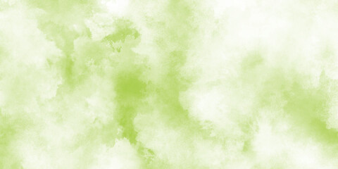Green watercolor background with marbled grunge texture and color splash design,  White and green watercolor grunge texture background,Set of abstract green watercolor water splash on a white texture.