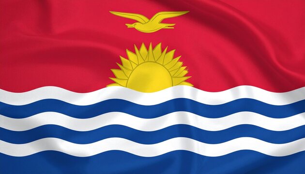 Celebrate island spirit and freedom with Kiribati&rsquo;s flag&mdash;where soaring birds, radiant sun, and ocean waves reflect geography, culture, and national pride.