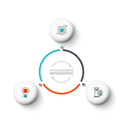 Business Infographic Set — Success Finance and Data Visualization Concepts