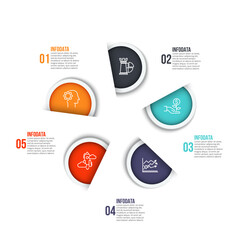 Business Infographic Set — Success Finance and Data Visualization Concepts