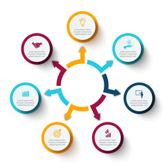 Business Infographic Set — Success Finance and Data Visualization Concepts