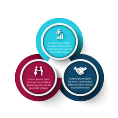 Business Infographic Set — Success Finance and Data Visualization Concepts