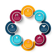 Business Infographic Set — Success Finance and Data Visualization Concepts