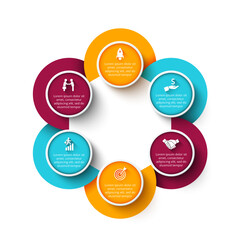 Business Infographic Set — Success Finance and Data Visualization Concepts