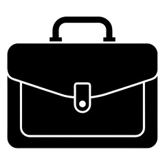black briefcase icon