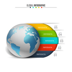 Business Infographic Set — Success Finance and Data Visualization Concepts