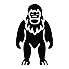 Black Lion Head Vector Illustration