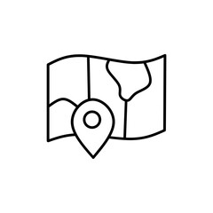 Maps Icon Line