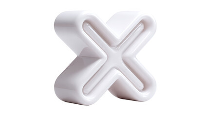 Obraz premium red cross button 3d icon in cartoon plastic style minimal isolated on transparent white background