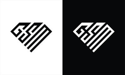 Modern diamond logo design with geometric lines for creative brand identity and elegant corporate style