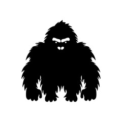 Black Lion Head Vector Illustration