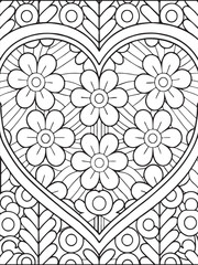 Bold Easy Mandala Coloring Pages 