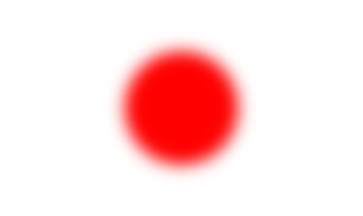 Abstract blurred red circle on transparent background – minimalist design, glowing red spot, modern soft blur wallpaper concept