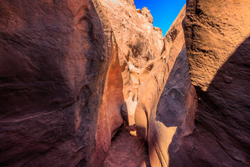 Beginning of Hike to Leprechaun Slot Canyon, Near Hanksville, Utah