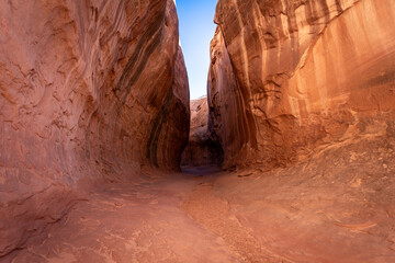 Leprechaun Slot Canyon, Near Hanksville, Utah
