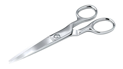 scissors isolated on transparent white background
