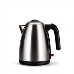 Electric kettle isolated on a white background, minimalist vector style 