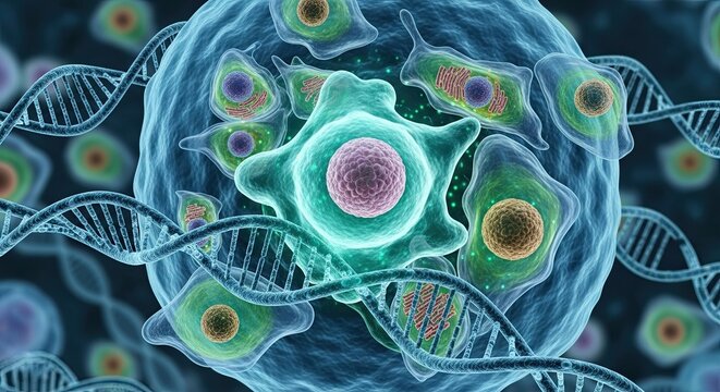 Understanding The Intricacies of Cellular Biology and Genetic Material Interactions