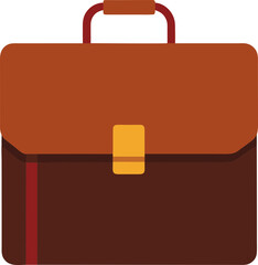 Illustration of briefcase on transparent background