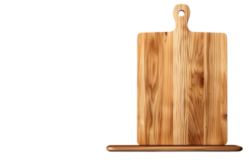 Rustic wooden cutting board perfect for culinary creations, adding warmth and charm to your kitchen space, ideal for food photography and recipe blogs.