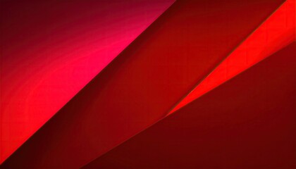 Abstract geometric image with bold red and pink planes overlapping