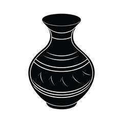 Clay Filter Pot Jal Kalash Silhouette Design