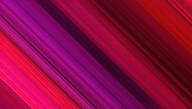 Abstract angled colored stripes blend from red to purple. Bright, modern texture