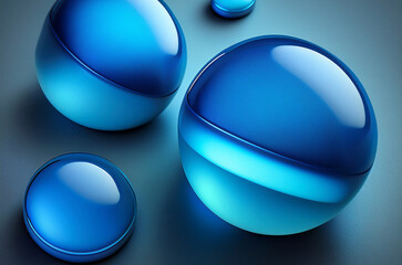 abstract blue background with drops