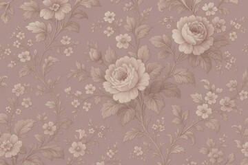 Vintage floral pattern elegance