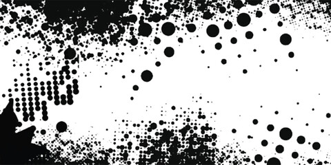 Subtle halftone grunge urban texture vector. Abstract texture dust particle and dust grain on white background 